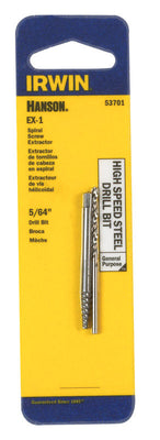 Irwin Hanson 5/64 in. X 5/64 in. D High Speed Steel Drill Bit Extractor Set 5.4 in.