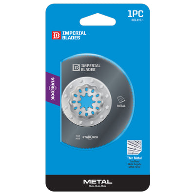Imperial Blades Starlock 3-3/8 in. L High Speed Steel Segmented Round Oscillating Saw Blade