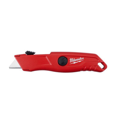 Milwaukee 5-3/4 in. Self-Retracting Safety Knife Red