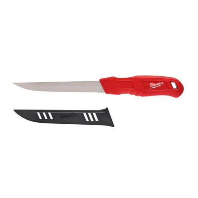 Milwaukee 12 in. Fixed Blade Smooth Insulation Knife Red