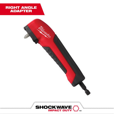 Milwaukee Shockwave Right Angle Attachment 1/4 in. Hex Shank