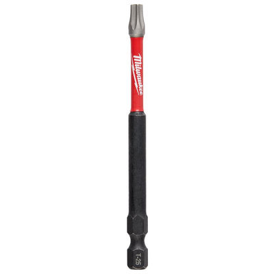 Milwaukee Shockwave Torx T25 X 3-1/2 in. L Impact Power Bit Steel