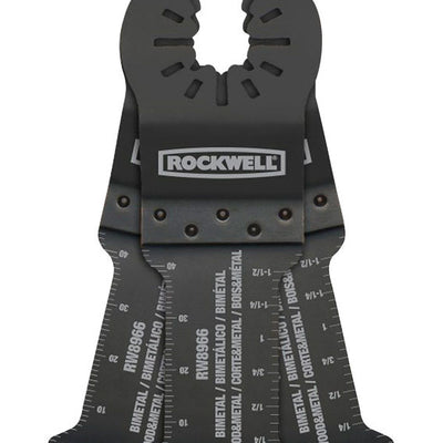 Rockwell 1-13/16 in. L Bi-Metal Plunge Cut Oscillating Blade 3 pk