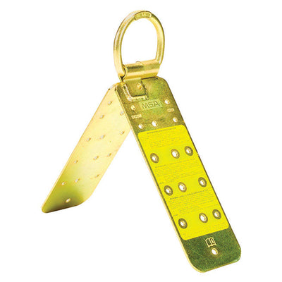 Safety Works Steel Reusable Roof Anchor 400 lb. cap. Yellow