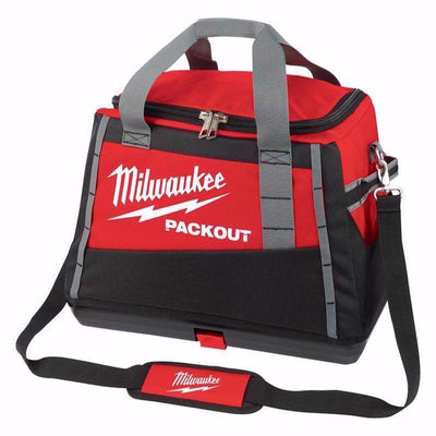 Milwaukee Packout Ballistic Nylon 20" Tool Bag 3 pocket Black/Red