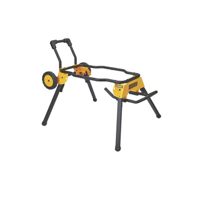 DeWalt Steel 47-1/2 in. L X 25-1/4 in. H X 25-13/16 in. W Rolling Table Saw Stand Yellow