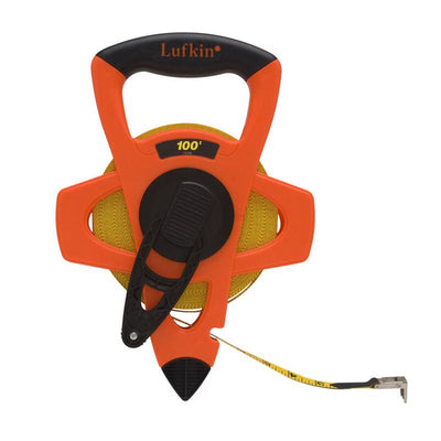 Crescent Lufkin 100 ft. L X 0.5 in. W Reel Rewind Tape Measure