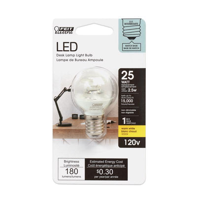 Feit S11 E17 (Intermediate) LED Bulb Bright White 25 Watt Equivalence