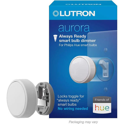 Lutron Aurora White Rotary Dimmer Switch