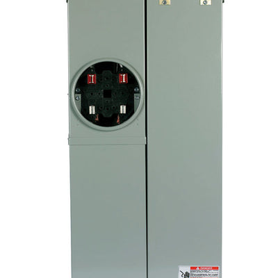 Eaton 200 amps 120/240 V 4 space 8 circuits Surface Mount Meter Breaker Load Center