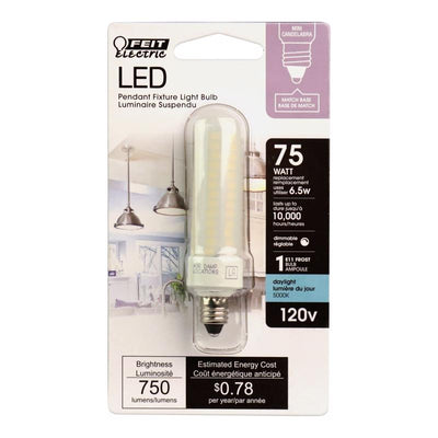 Feit T4 E11 LED Bulb Daylight 75 Watt Equivalence
