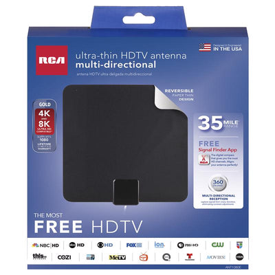 RCA Indoor HDTV/UHF/VHF Flat Antenna