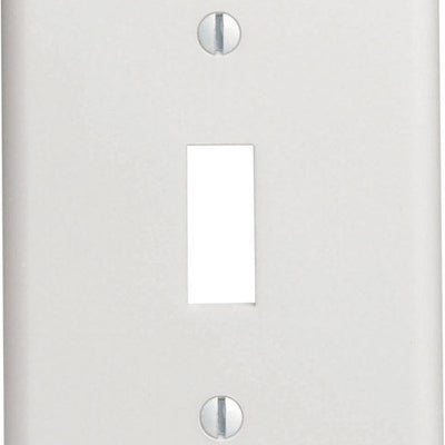 Leviton White 1 gang Nylon Toggle Wall Plate