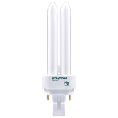 Sylvania Dulux 18 W Tubular 1.38 in. D X 1.38 in. L CFL Bulb White Tubular 4100 K