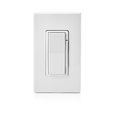 Leviton Decora White 600 W Toggle Smart-Enabled Dimmer Switch