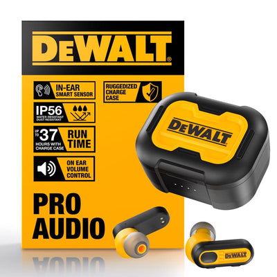 DeWalt Wireless Bluetooth Earbuds w/Charging Case