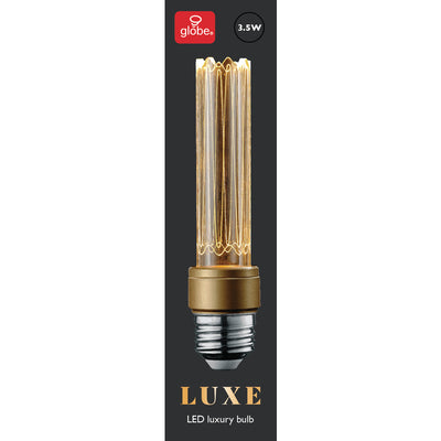 Globe Electric Luxe Tube E26 (Medium) Filament LED Bulb Warm White 40 Watt Equivalence