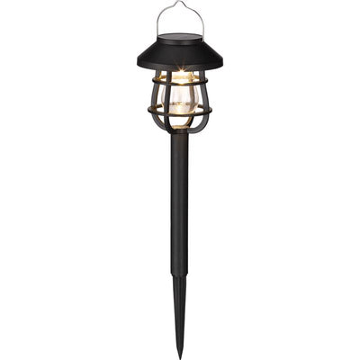 Living Accents Black Solar Powered 0.06 W LED Pathway Light