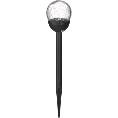 Living Accents Black Solar Powered 0.06 W LED Pathway Light