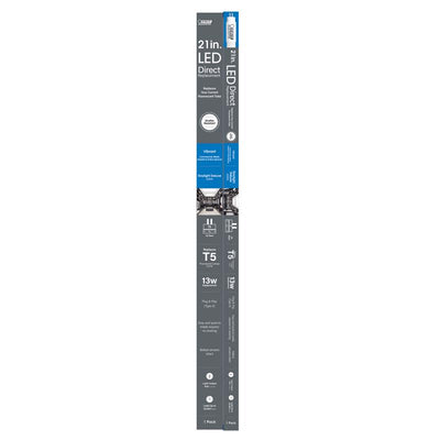 Feit T5 Daylight Deluxe 21 in. Bi-Pin Linear LED Linear Lamp 13 Watt Equivalence