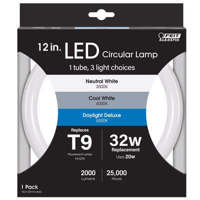 Feit T9 4-Pin LED Tube Light Color Changing 32 Watt Equivalence