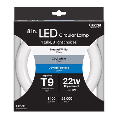 Feit T9 4-Pin LED Tube Light Color Changing 22 Watt Equivalence