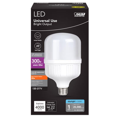 Feit T100 E26 (Medium) LED Bulb Daylight 300 Watt Equivalence