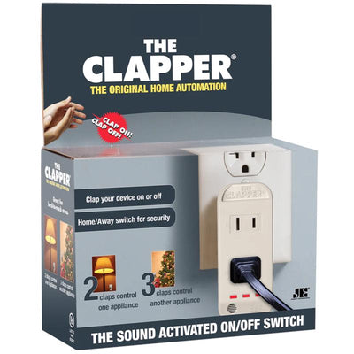 The Clapper 3.3 amps Single Pole Sensor Sound Activated Switch White