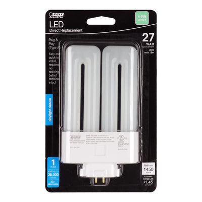 Feit Tube GX24Q-1 4 Pin LED Bulb Daylight 28 Watt Equivalence