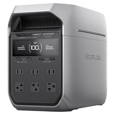 EcoFlow Delta 3 1024 W Solar and Battery Portable Power Station