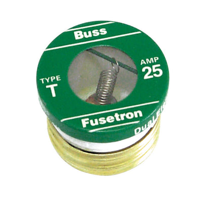 Bussmann 25 amps Dual Element Plug Fuse 4 pk