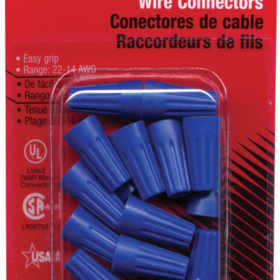 Gardner Bender WingGard 22-16 Ga. Copper Wire Wire Connector Blue 14 pk