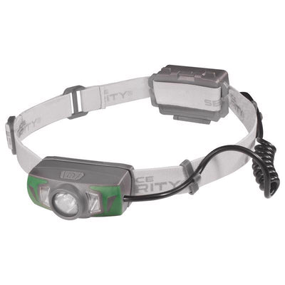 Police Security 550 lm Gray/Green LED Head Lamp AAA Battery