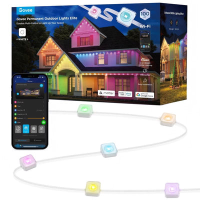 Govee Plug In 72 W LED Smart-Enabled Permanent String Light