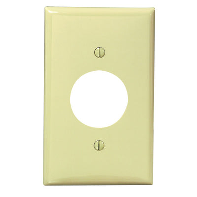 Leviton Ivory 1 gang Nylon Outlet Wall Plate
