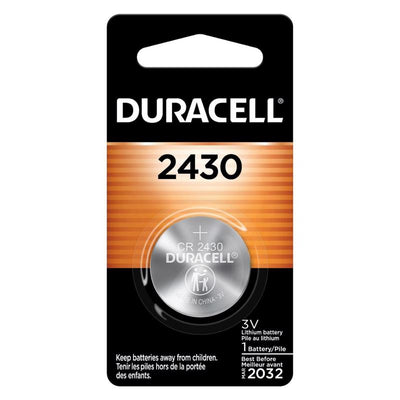 Duracell Lithium Coin 2430 3 V 285 mAh Medical Battery