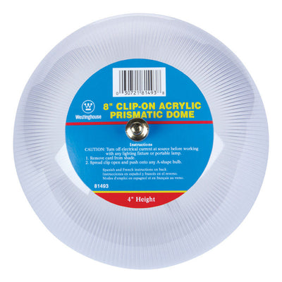 Westinghouse Dome Clear Acrylic Lamp Shade
