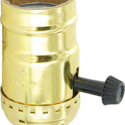 Leviton Metal Incandescent Medium Base Turn Knob Socket