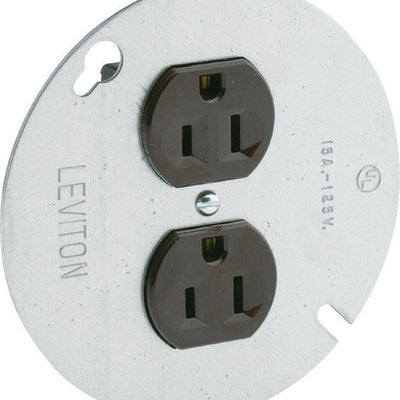 Leviton 15 amps 125 V Brown Outlet 5-15R