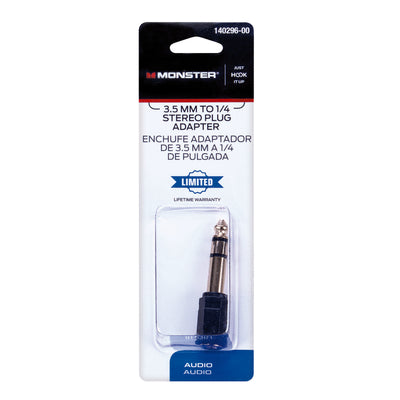 Monster Just Hook It Up Stereo Jack Adapter
