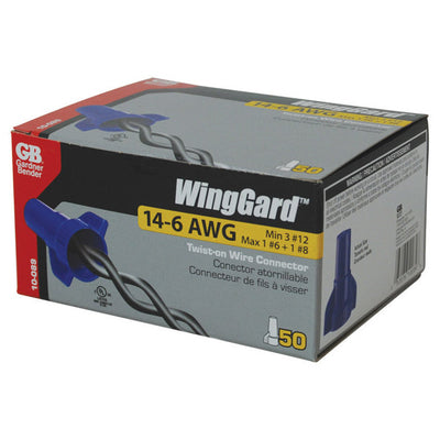 Gardner Bender WingGard 14-6 Ga. Copper Wire Connector Blue 50 pk