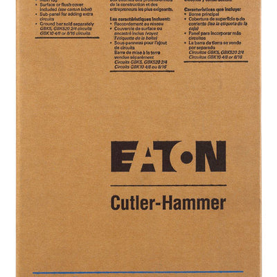 Eaton Cutler-Hammer 100 amps 120/240 V 2 space 2 circuits Surface Mount Circuit Breaker Enclosure