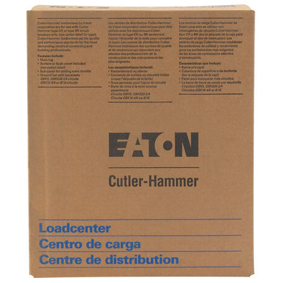 Eaton Cutler-Hammer 125 amps 120/240 V 4 space 4 circuits Surface Mount Main Lug Load Center