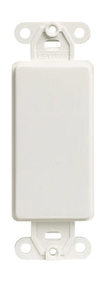 Leviton Decora White 1 gang Plastic Blank Wall Plate
