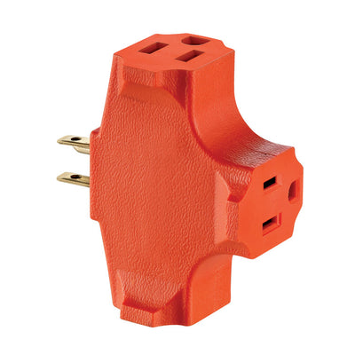 Leviton Polarized 3 outlets Outlet Adapter