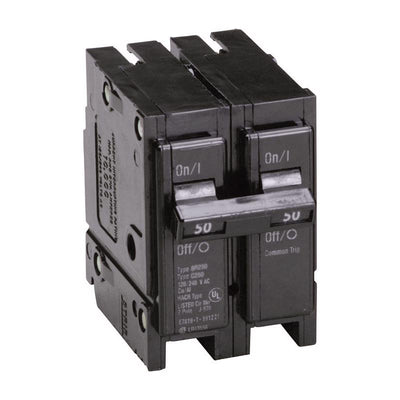 Eaton 50 amps Plug In 2-Pole Circuit Breaker