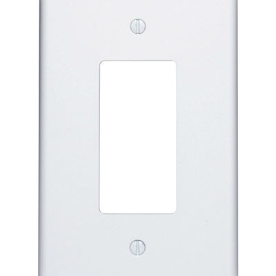 Leviton Decora White 1 gang Thermoset Plastic Decorator Wall Plate