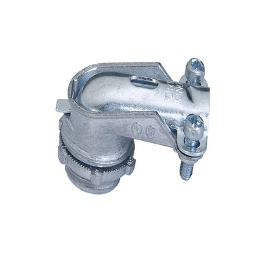 Sigma Electric ProConnex 1/2 in. D Die-Cast Zinc 90 Degree Squeeze Connector For AC, MC and FMC/RWFM