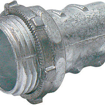 Sigma Electric ProConnex 3/8 in. D Die-Cast Zinc Screw-In Connector For FMC