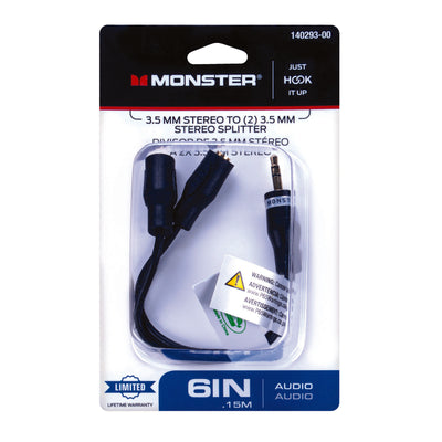 Monster Just Hook It Up Stereo Headphone Adapter
